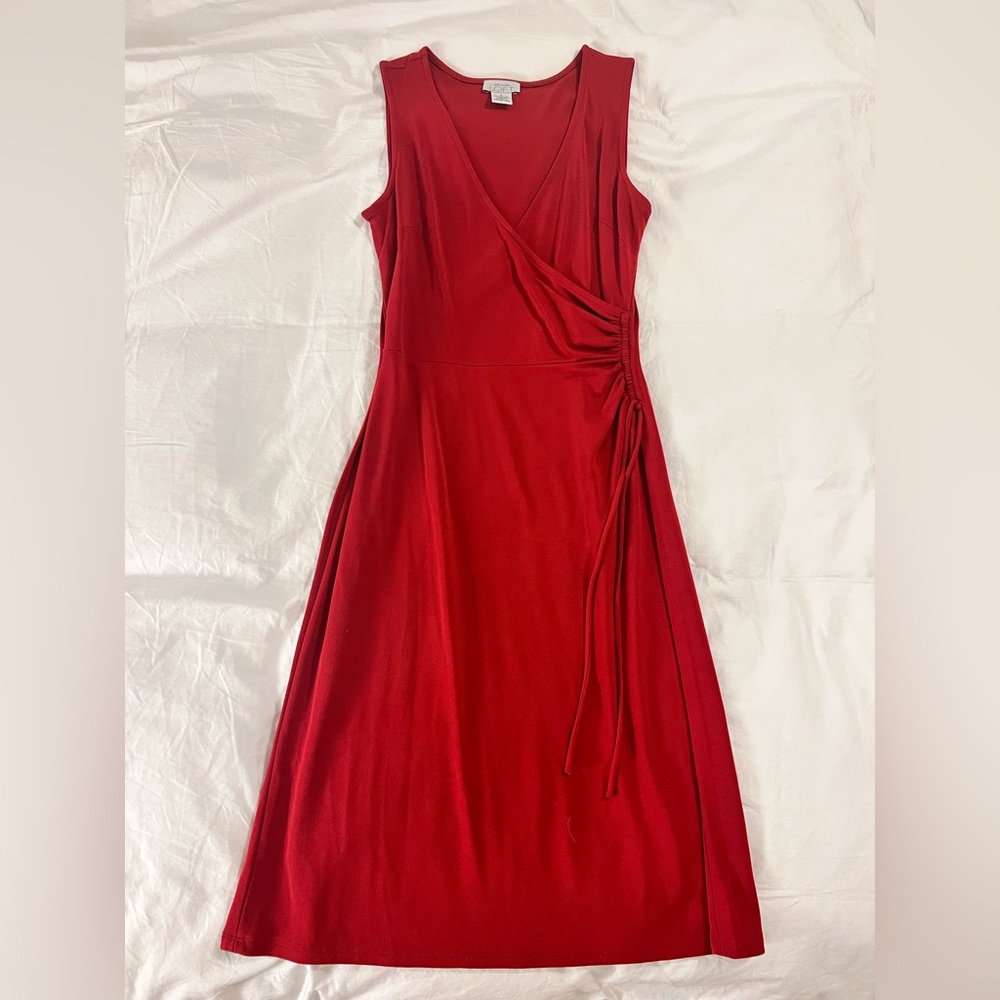 Ann Taylor Loft Red Dress size 0